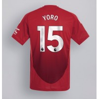 Manchester United Leny Yoro #15 Fußballbekleidung Heimtrikot 2024-25 Kurzarm